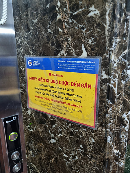 Bảo trì thang máy | Thông báo bảo trì thang máy