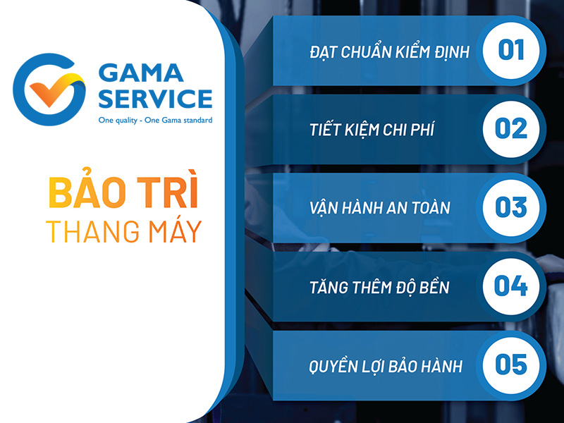 Gama Service là dịch vụ bảo trì thang máy chuyên nghiệp