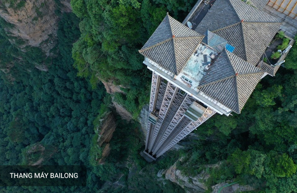 Bailong - Thang máy kính ngoài trời lớn nhất thế giới